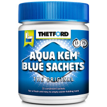 Thetford 202196/0619 Aqua Kem Blue Toilet Sachets, Blue, 375g (15 x 25 g)