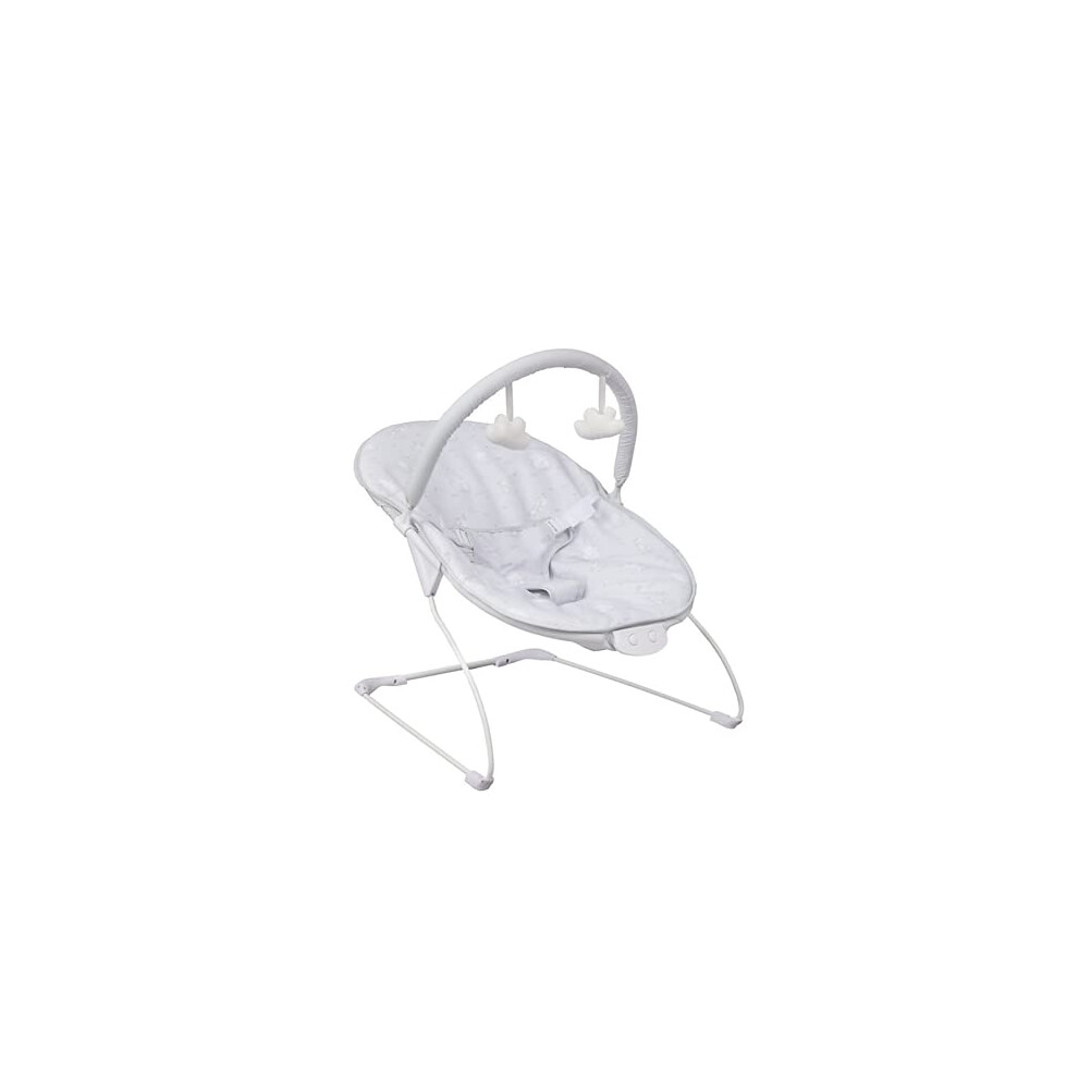 Ladida Baby Bouncer With Soothing Music And Vibration, Adorable Grey Elephant Design, Suitable For Newborns