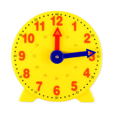 Jagowa 24-Hour Teaching Clock with Colorful Graphics - Educational Time Telling for Children - 10cm diameter