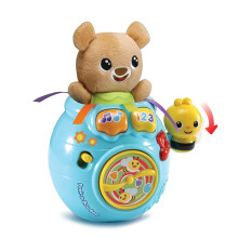 VTech Baby Peek-a-Boo Bear, Baby Interactive Cuddly Toy for Sensory Play, Baby Musical Toy with Sounds, Songs and Phrases, for Toddlers Aged 6 Months,