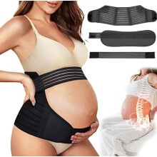 S&L: 4in1 Pressure Relief Pregnancy Belt for Support Maternity - Pelvic Pain SPD&PGP, Hip Pain Relieve Back, Helps Pregnancy Recovery *FOR A BETTER
