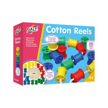 Toys, Cotton Reels, Threading Toy, Ages 3 Years Plus, 20 Count (Pack of 1)