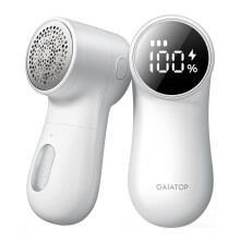 GAIATOP Fabric Shaver, Rechargeable Lint Remover Sweater Defuzzer, Intelligent Digital Display Lints Shaver Fuzzs Pills Bobbles Trimmer for Clothes