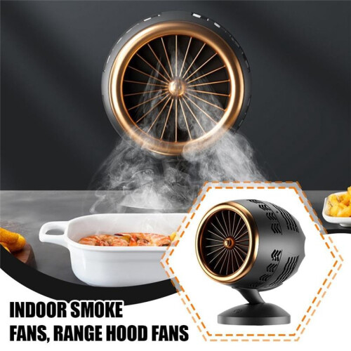 Portable Oil Fume Purifier Adjustable Angle Desktop Kitchen Range Hood with Removable Filter 2