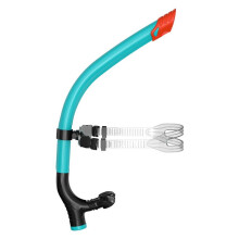 Swimming Training Snorkel Center-Mount Mouthpiece One-Way Purge Valve for Lap Swimming Training Youth Kid Lake
