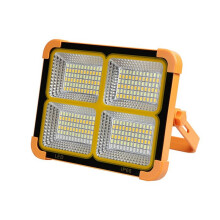 Foco LED Solar de 6000 W, Recargable, para Emergencias, para Acampar, para Exteriores, Impermeable, Portátil, 6000 W