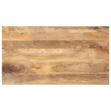 (mango wood(natural), 110 x 70 cm) vidaXL Table Top Replacement Board Dining Table Top Rectangular Solid Wood