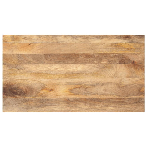 VidaXL (mango wood(natural), 110 x 70 cm) vidaXL Table Top Replacement Board Dining Table Top Rectangular Solid Wood