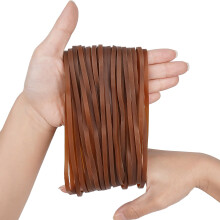NUTTDOO Large Elastic Rubber Bands,50PCS Heavy Duty Strong Elastic Bands Wide Rubber Band for Office Supply School Home, Securing Trash Can Garbage C