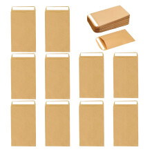50pcs Brown Seed Envelopes, Mini Kraft Bags for Seeds, Coins, Small Parts, Cash, Money, Beads