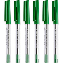 STAEDTLER Medium 0.5mm 430 M Stick Ballpoint Pens Writing Pen Smooth - Green Ink