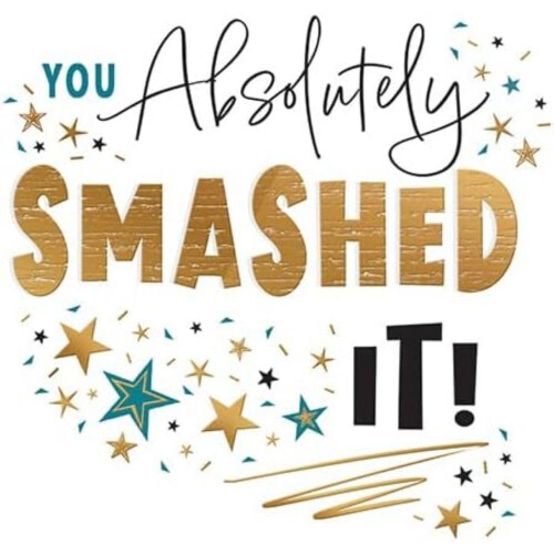 Piccadilly Greetings Exam Congratulations Cards You Absolutely Smashed It - 8 x