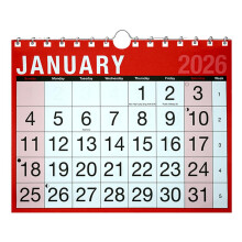 Zopper -2026 Calendar Easy Month To View,Planners & Personal Organisers, Wall Planner
