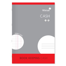 Silvine A4 Book Keeping Cash, 32 Pages Printed 'Treble Cash' - Ref SJA4C