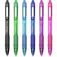 Zebra Z-Grip Smooth - Retractable Ballpoint Pen - Assorted Pack of 6