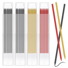 24Pcs Pencil Refills, 2.8mm Pencil Lead Refill Replacement for Tracer/Pica Pencils, Solid Carpenters Deep Hole Marker