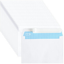 50 C6 Security Self-Seal Envelopes, 162x114mm 90gsm Windowless Design Security Tint Pattern Business Mailing Envelopes for Secure Mailing Invoices