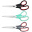 8" Scissors, Multipurpose Scissors with Sharp 2mm Thick Blades, Soft Grip Handle, Hea 1
