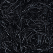 100g Black Shredded Tissue Paper for Gift Boxes Decoration, Empty Gift Box Filling Paper, Filler Paper for Valentine's Day, Christmas