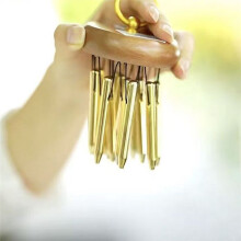 New Sound Healing Tools-Hand Chime 12 Bars Metal Chime High Frequency Gold Aluminum Alloy for Yoga and Meditation