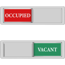 Privacy Sign - Vacant Occupied Sign for Home Bathroom Office Restroom Conference Hotel Hospital