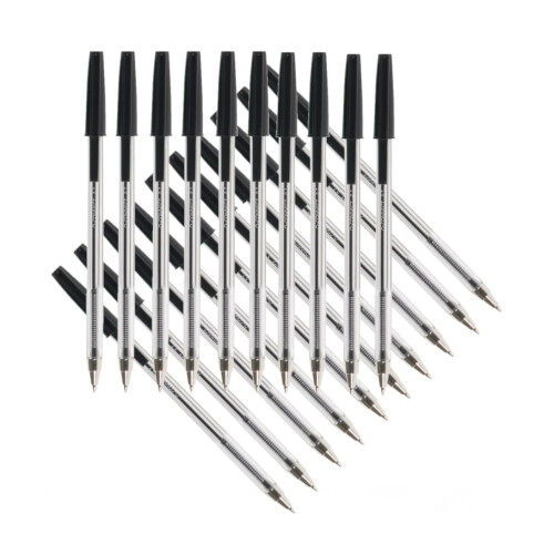Q-Connect Ballpoint Pen Medium Black (Pack of 20)