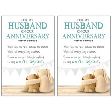 Husband Anniversary Card, Nice Words Anniversary Card Husband, Aniversary Card for Hu