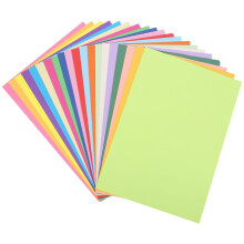 Candcamp A4 Coloured Paper,100 Sheets Craft Paper for Kids,Colour Paper 70gsm Coloure