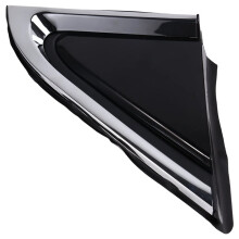Car Side Mirror Molding Triangle Garnish Panel for 2015-2022 Front Pillar Trim Plate FK7B17074AE5UAW R