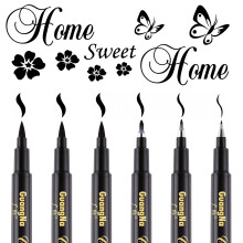 Surcotto Calligraphy Pens, 6 Pack Calligraphy Set for Beginners, Calligraphy Beginners Set for Writing, Bullet Journal, Signature, Illustration, Desi