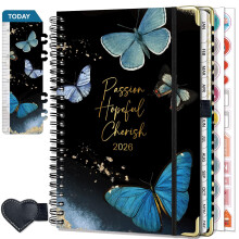 NEYSA Diary 2026 A5 Week to View Jan -Dec 2026 (12 Months) Spiral Bound Academic Plan