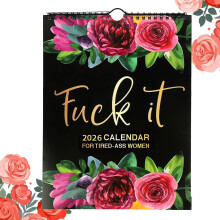 2026 Calendar for Tired Women Fu-ck It Wall Calendar 2026 for Tired Women Funny Plann