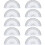 Plastic Protractor for Angle Measurement Student Math 180 Degrees, 4 Inches, Clear, 10 Pack 1