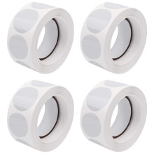 FANTESI 2000 Pieces Retail Package Seals, 25mm Clear Seal Labels Adhesive Stickers, T