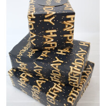 Abacus Cards Wrapping Paper 12367A Birthday Balloons Gift Wrap Pack with 2 Sheets & 2