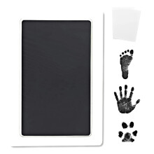 Inkless Large Clean Touch Ink Pad Kit for Baby Footprint, Handprint & Pet Paw Print -