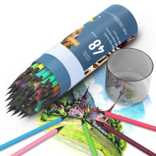 Jnyan 48 Colored Pencils for Adult Coloring Books, Professional Drawing Pencils for A