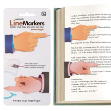 Gifts for Readers & Writers Linemarker Magnetic Bookmarks for Women & Men Pointer Fin