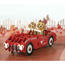 CUTPOPUP Loads of Love Pop Up Anniversary Cards, Wedding Anniversary Card, 3D Valenti