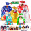 12pcs Christmas Drawstring Gift Bags, Extra Large Medium Small Multipack, Festive Foi 1
