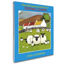 2026 Desktop Calendar - Thomas Joseph - Featuring Funny Sheep, Cows and Horses – Desk