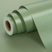 Wikadlik Sage Green Wrapping Paper, 43cm x 10m Solid Color Pearly-Lustre Gift Wrap Pa