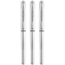 Uni-Ball UM-153 Signo Broad Point Gel Pen - White - by Uni-ball (Pack of 3)