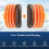 Coffee Bean Shape Magnetic Hand Warmer Split  Portable Double Sided Heating Rechargeable Warmer Winter  A 5