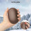 Coffee Bean Shape Magnetic Hand Warmer Split  Portable Double Sided Heating Rechargeable Warmer Winter  A 6