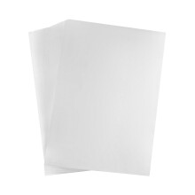 QWORK 50 PCS A4 Inkjet Transparency Film Waterproof Transparent Printing Paper A4 Clear OHP Quick Dry Printable Vinyl Sheets for Inkjet Printers Ove