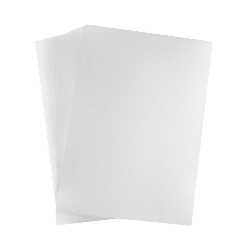 Photos - Office Paper QWORK 50 PCS A4 Inkjet Transparency Film Waterproof Transparent Printing Paper A4 Clear OHP Quick Dry Printable Vinyl Sheets