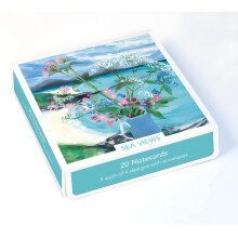Box of 20 Notecards - Sea Views by Jane Askey - Scenic Coastal Designs - 5 Each of 4