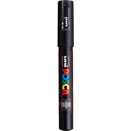 Uni-Ball Uni-Ball 17897000 Posca Extra Fine Bullet Tip Marker - Black PC-1M