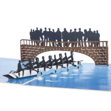 Cardology - Rowing Pop Up Card | Rowing Eight, Birthday Card For Rowers, Fathers Day
